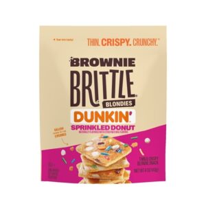 Brownie Brittle Blondies Dunkin' Sprinkled Donut 4oz 6ct